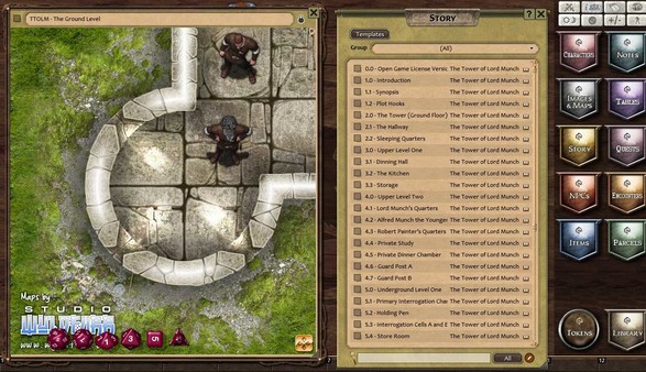 Скриншот из Fantasy Grounds - Compass Point #05: The Tower of Lord Munch (PFRPG)