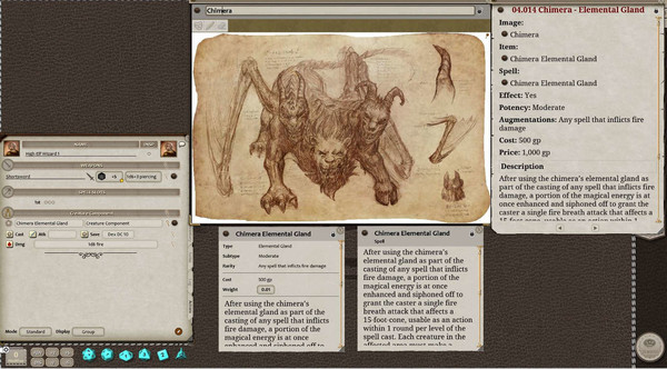 Скриншот из Fantasy Grounds - Creature Components Volume 1 (5E)