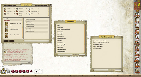 Скриншот из Fantasy Grounds - Tropicana Campaign Setting (Savage Worlds)