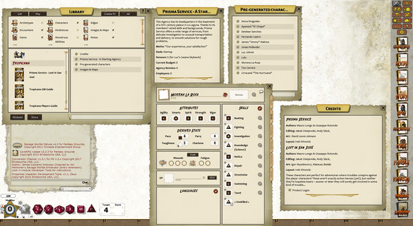 Скриншот из Fantasy Grounds - Tropicana Campaign Setting (Savage Worlds)