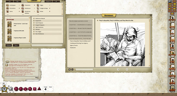 Скриншот из Fantasy Grounds - Tropicana Campaign Setting (Savage Worlds)