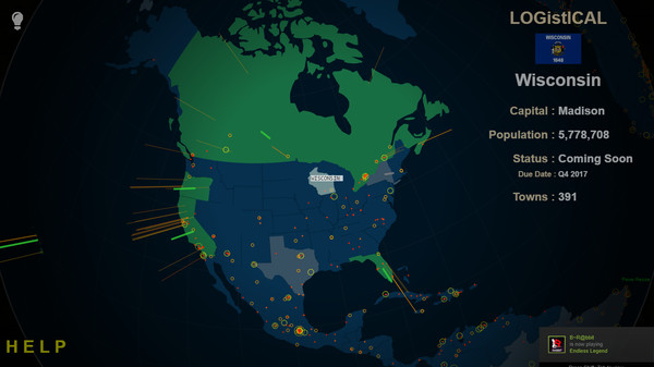 Скриншот из LOGistICAL: USA - Wisconsin