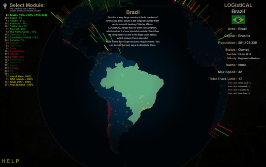 LOGistICAL: Brazil recommended requirements