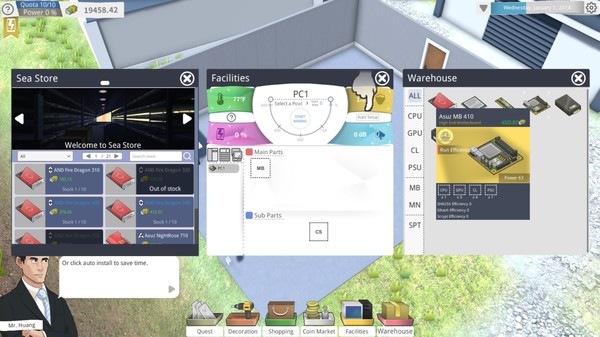 Скриншот из Bitcoin Tycoon - Mining Simulation Game