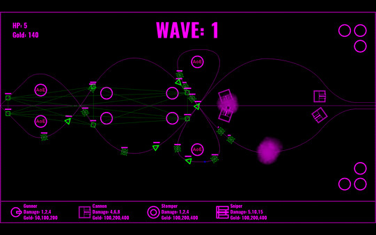 Скриншот из Neon Defense 1 : Pink Power