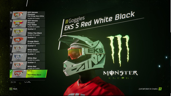 Скриншот из Monster Energy Supercross - Redfire Custom Rider Pack