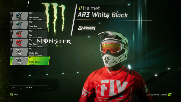 Скриншот из Monster Energy Supercross - Redfire Custom Rider Pack