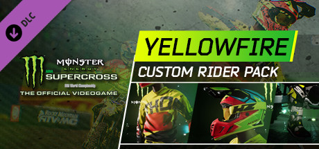 Monster Energy Supercross - Yellowfire Custom Rider Pack cover art