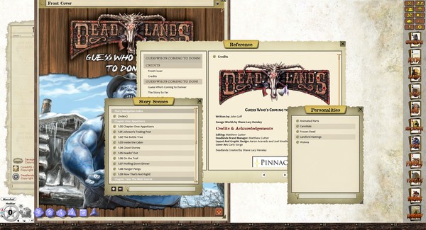 Скриншот из Fantasy Grounds - Deadlands Reloaded: Guess Who's Coming to Donner? (Savage Worlds)