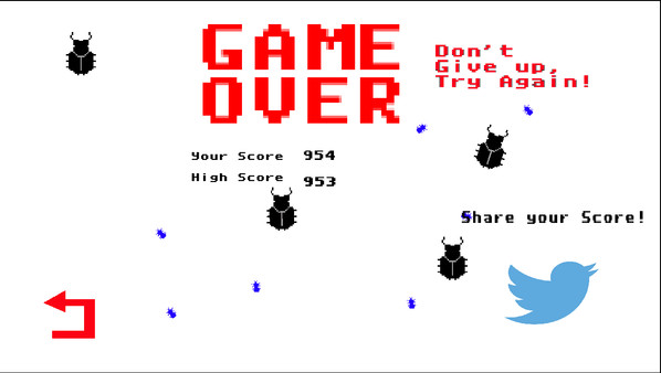 Скриншот из Bug Attack!