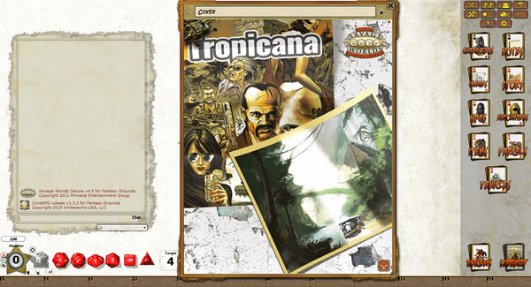 Скриншот из Fantasy Grounds - Tropicana: Researchers of the Lost City (Savage Worlds)