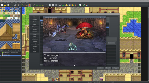 Скриншот из RPG Maker MV - FES Resource Pack