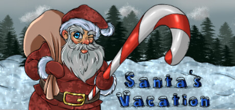 Santa's vacation cover art