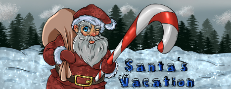 Santa's vacation Logo