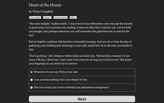 Heart of the House recommended requirements