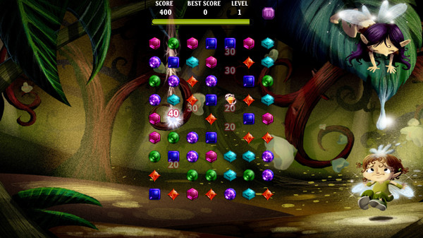 Скриншот из Fairies Magical Jewel Match Quest