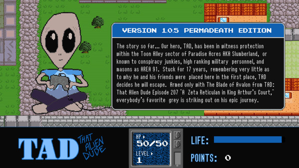 TAD: That Alien Dude for linux