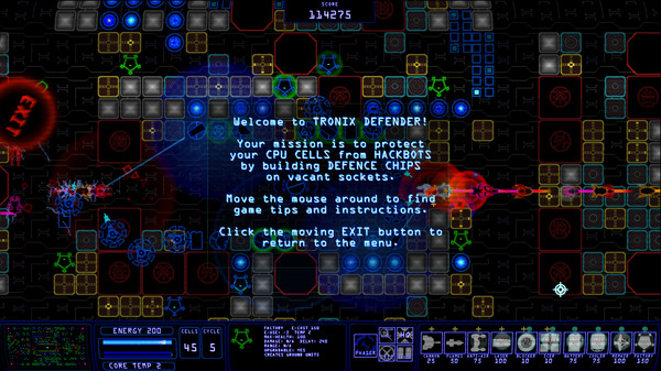 Скриншот из Tronix Defender