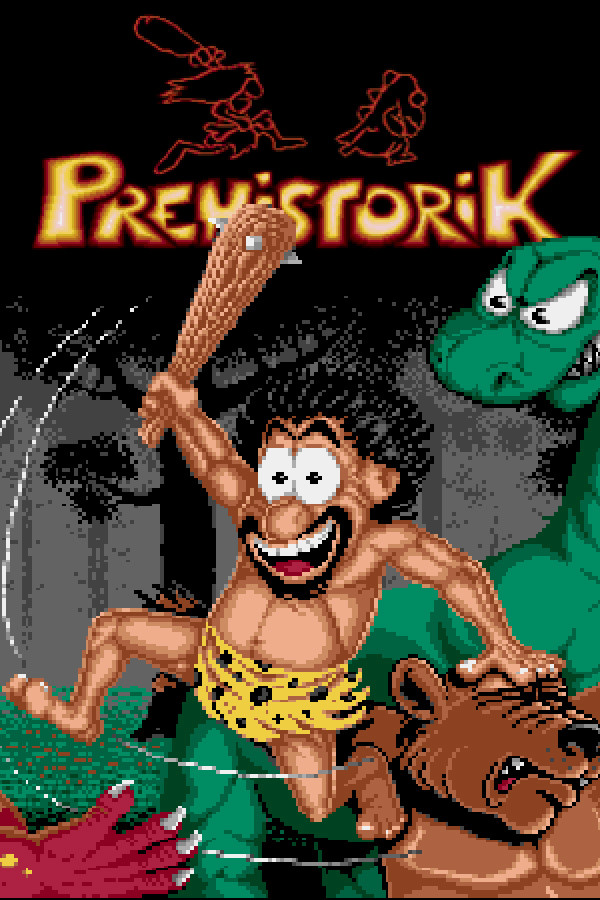 Steam portrait for Prehistorik.