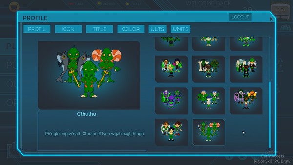 Rig or Skill: PC Brawl game for Linux 1