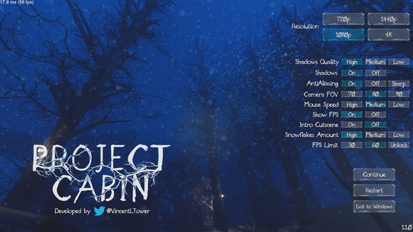 Project Cabin minimum requirements