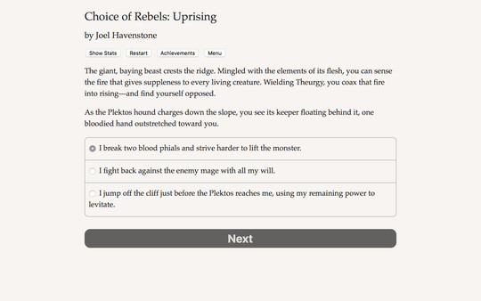 Choice of Rebels: Uprising recommended requirements