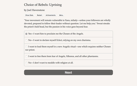 Choice of Rebels: Uprisingfor windows and Linux 1