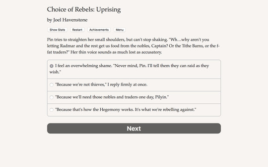 Choice of Rebels: Uprising for linux