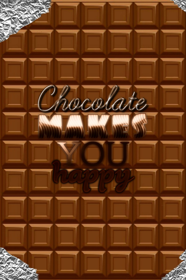 Steam portrait for Chocolate makes you happy.