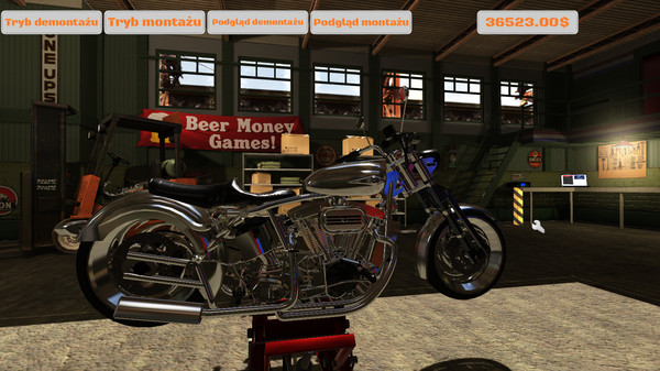 Motorbike Garage Mechanic Simulator