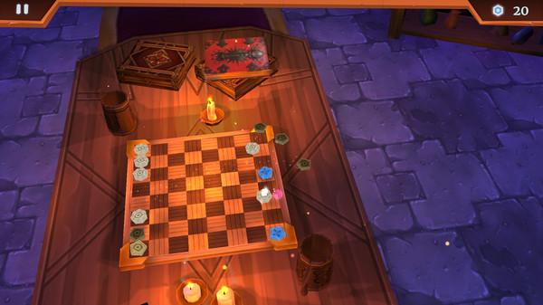 Knockout Checkers Chamber game for Linux 1