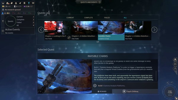 Скриншот из ENDLESS™ Space 2 - Stellar Prisoner Update