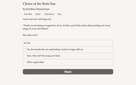 Choice of the Rock Star PC requirements