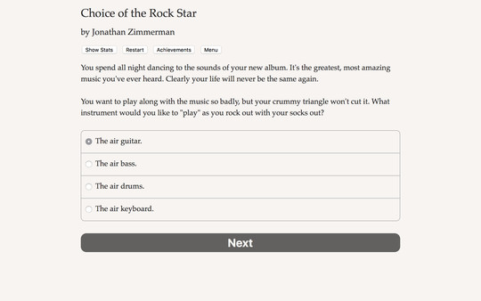 Choice of the Rock Star for linux