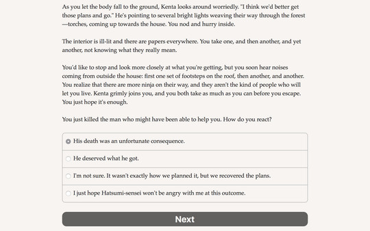 Choice of the Ninjafor windows and Linux 1