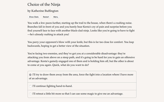 Скриншот из Choice of the Ninja Demo