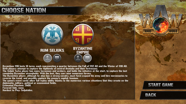 Скриншот из Wars Across the World: Byzantium 1116