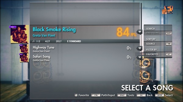 Скриншот из Rocksmith® 2014 Edition – Remastered – Greta Van Fleet - “Black Smoke Rising”