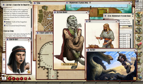 Скриншот из Fantasy Grounds - Pathfinder RPG - Mummy's Mask  AP 3: Shifting Sands (PFRPG)