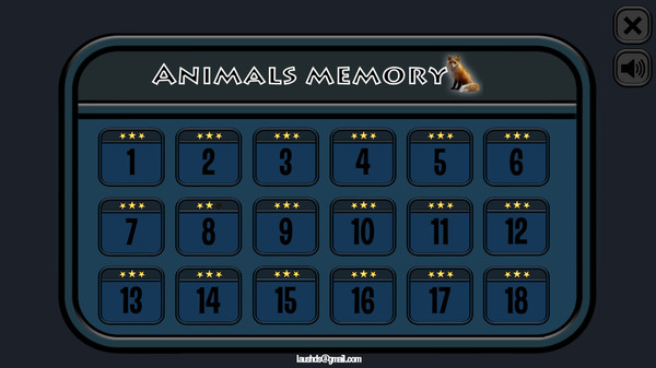 Скриншот из Animals Memory