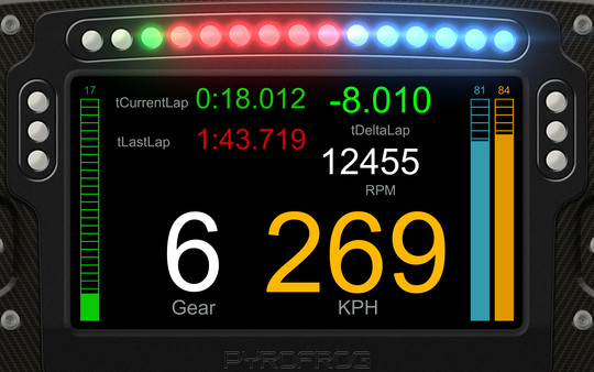 Скриншот из DashPanel - PCARS Full Data