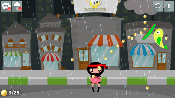 Raining Coins game for Linux 1