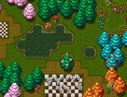 Скриншот из RPG Maker MV - Wonderland Forest Tileset