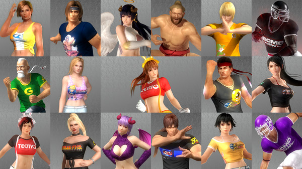 Скриншот из DOA5LR TECMO 50th Anniversary Costume Set