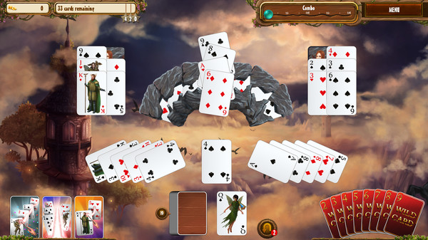 Fantasy Quest Solitaire game for Linux 1