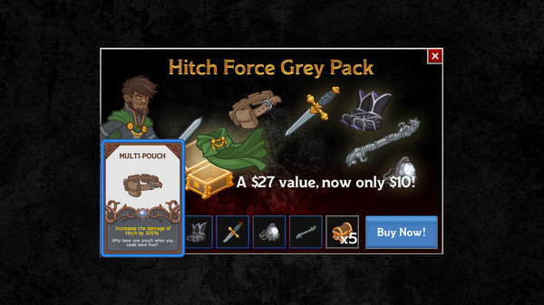 Скриншот из Idle Champions - Force Grey Hitch Starter Pack