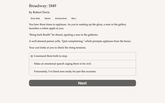 Broadway: 1849 for linux