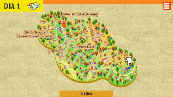 Mapas do Horizonte - Um jogo para conhecer BH requirements