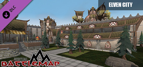 Virtual Battlemap DLC - Elven City cover art