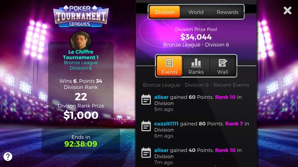 Скриншот из Poker Legends: Tournaments